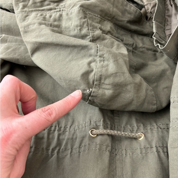 2Sable | Cargo Coat w/Hood & Drawstring Waist - Size M - Picture 9 of 9